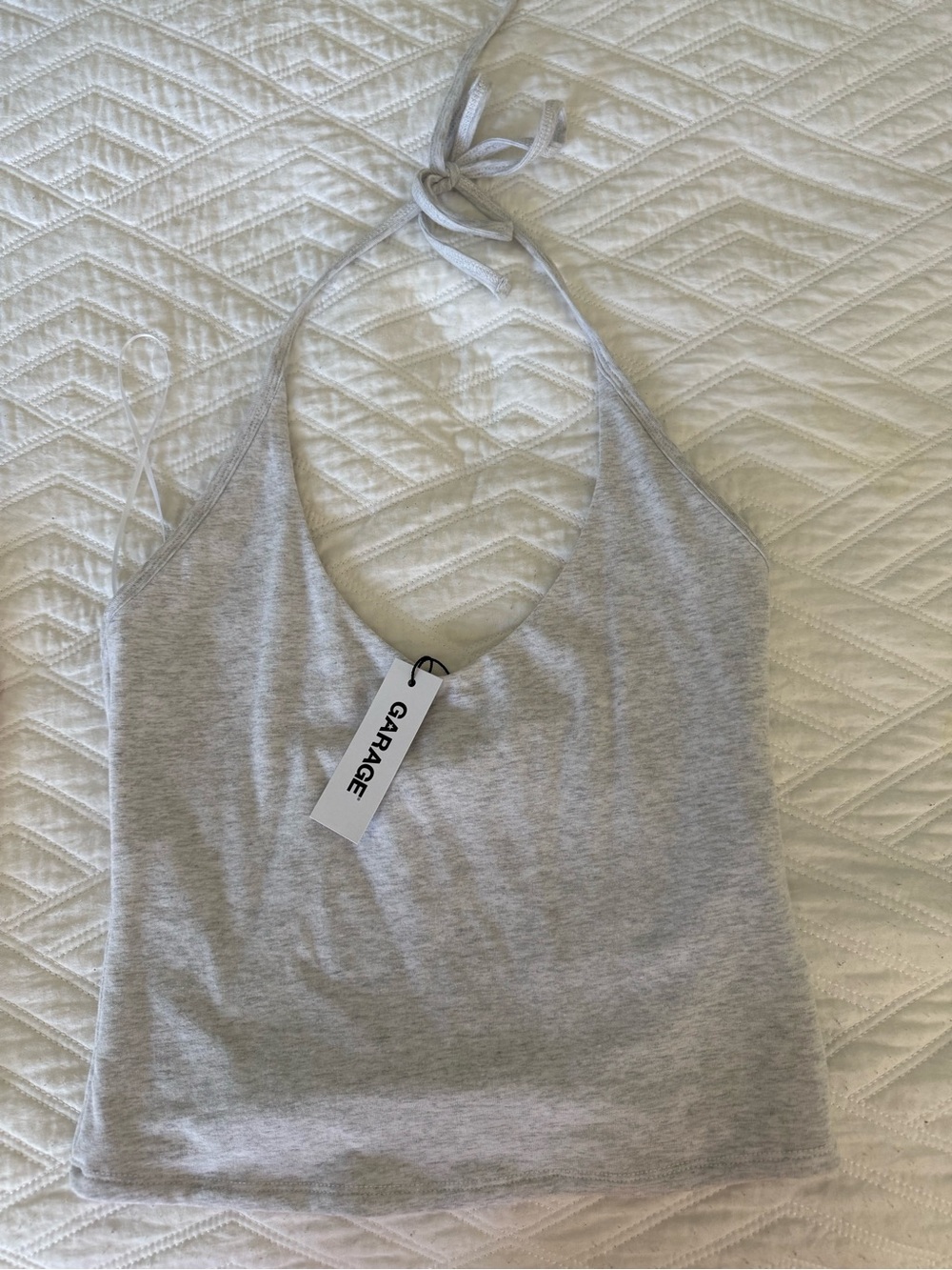 Garage Heather Gray Halter Camisole